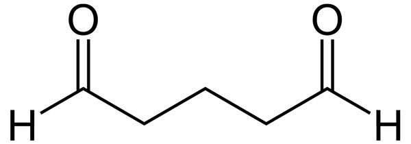 formula del glutaraldehido 