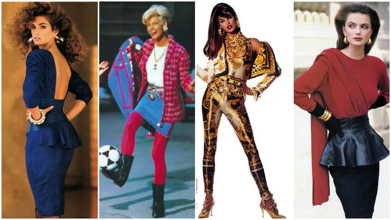 moda de décadas pasadas